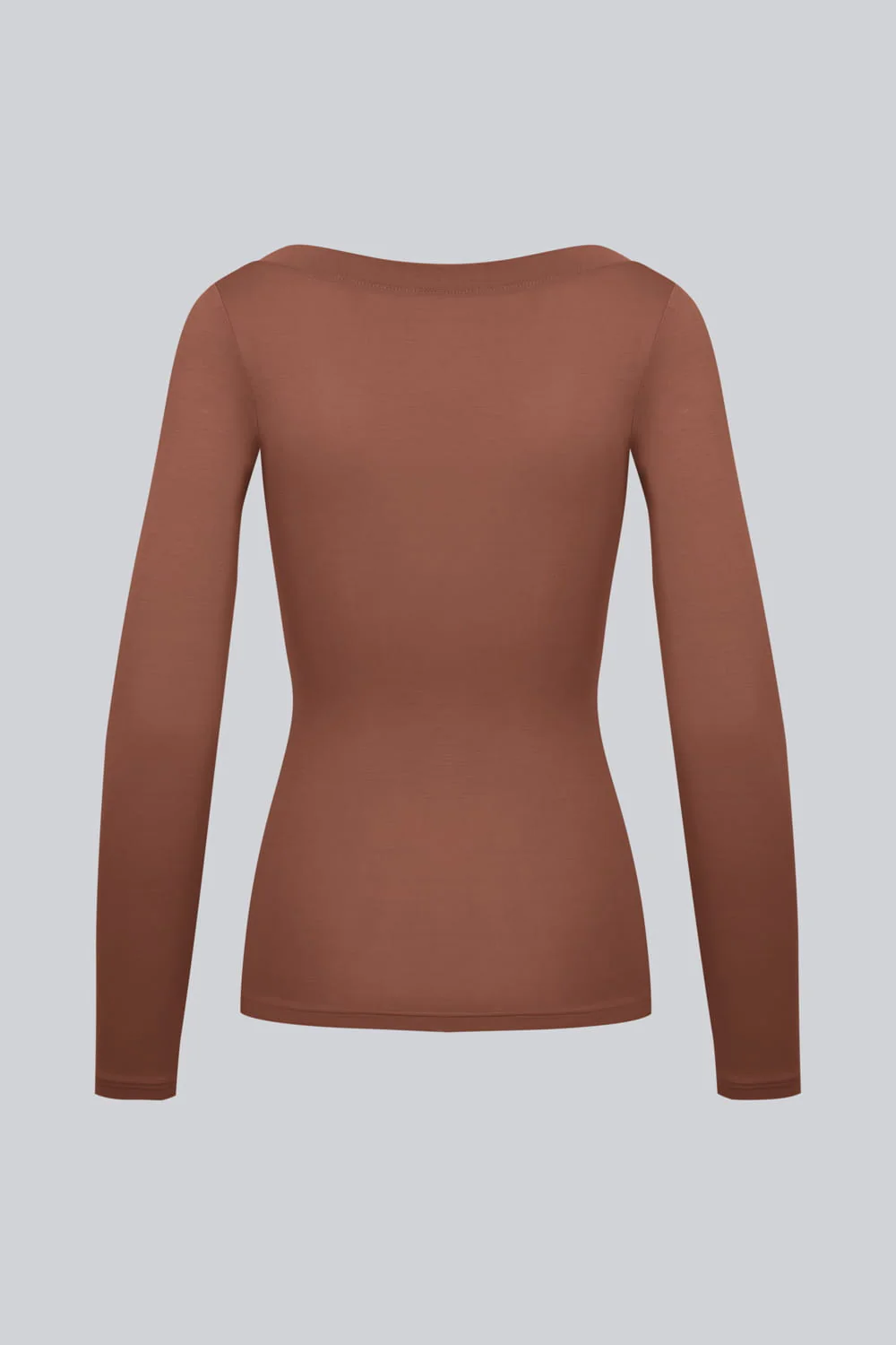 Longsleeve Miss Invisible V-neck Chocolate - Image 6