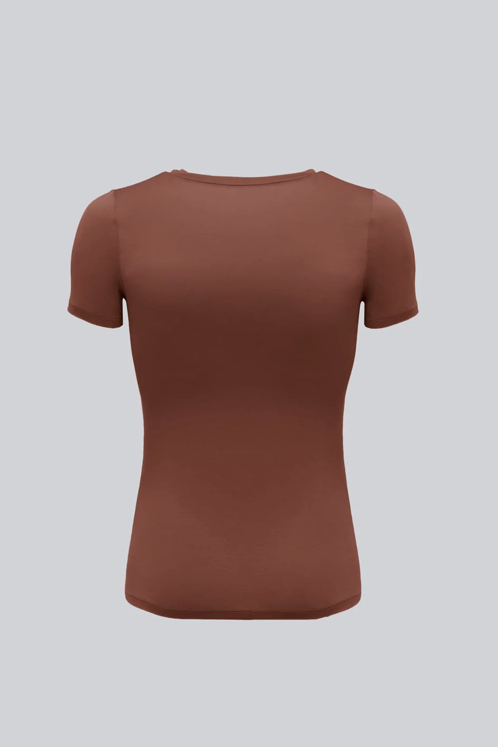 T-shirt Mr Invisible V-neck Chocolate - Image 5