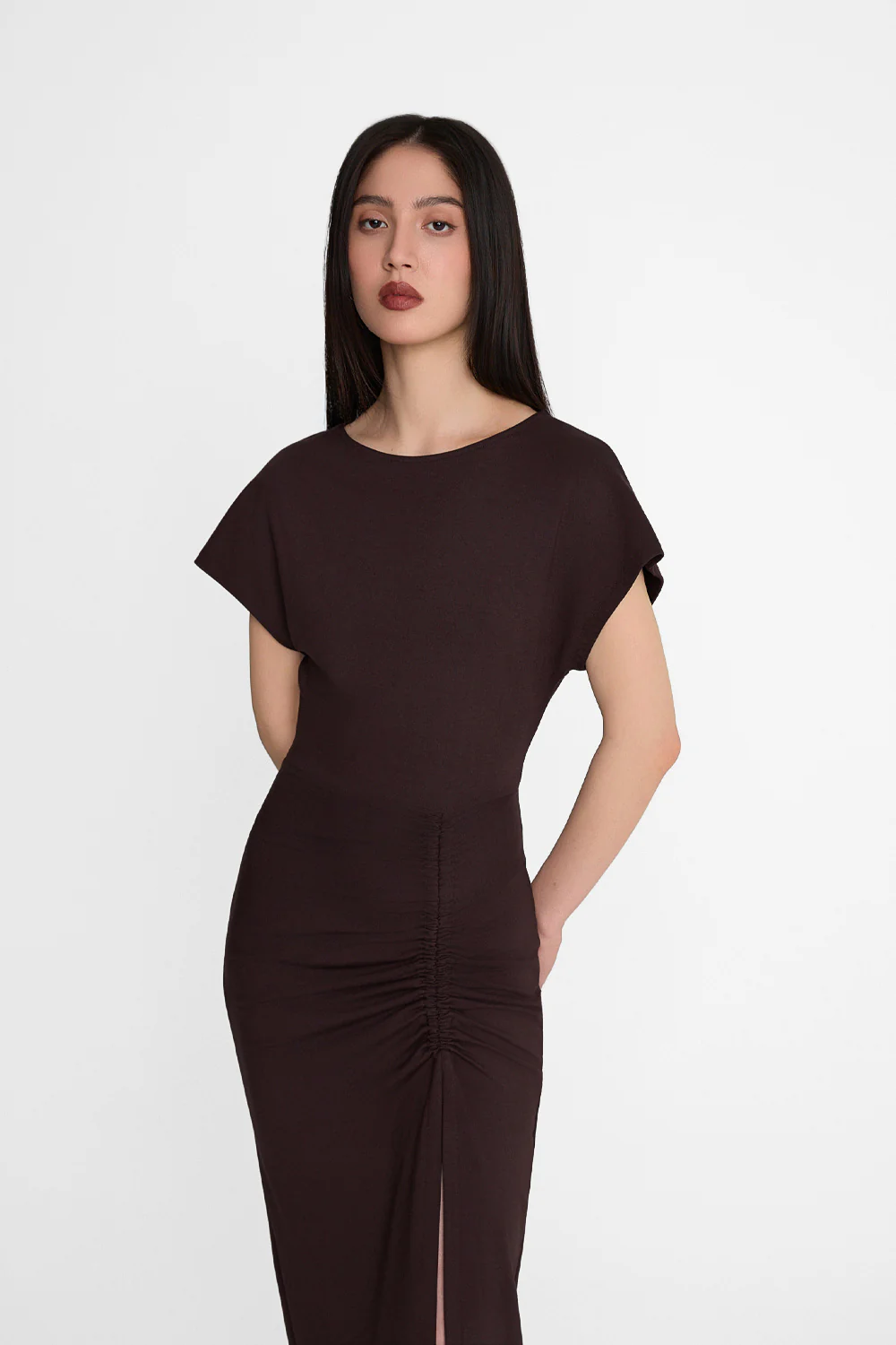 Sukienka Miss Selene Dark Chocolate - Image 3