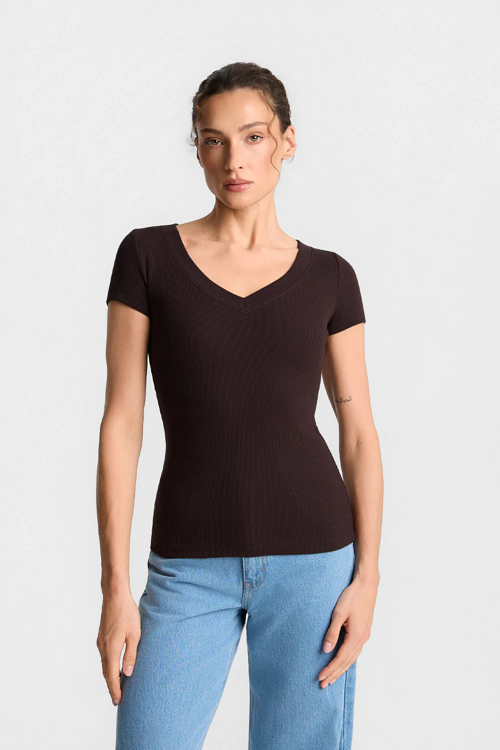 T-shirt Miss Womanly Dark Chocolate - Image 3