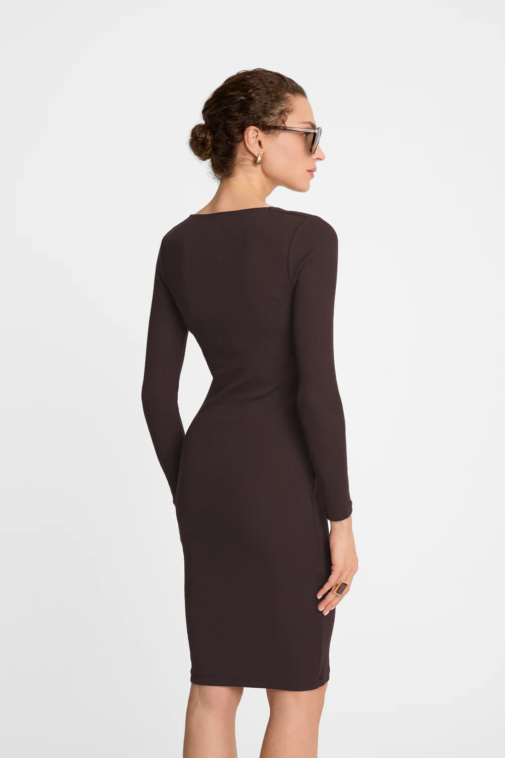 Sukienka Miss Caro Dark Chocolate - Image 6