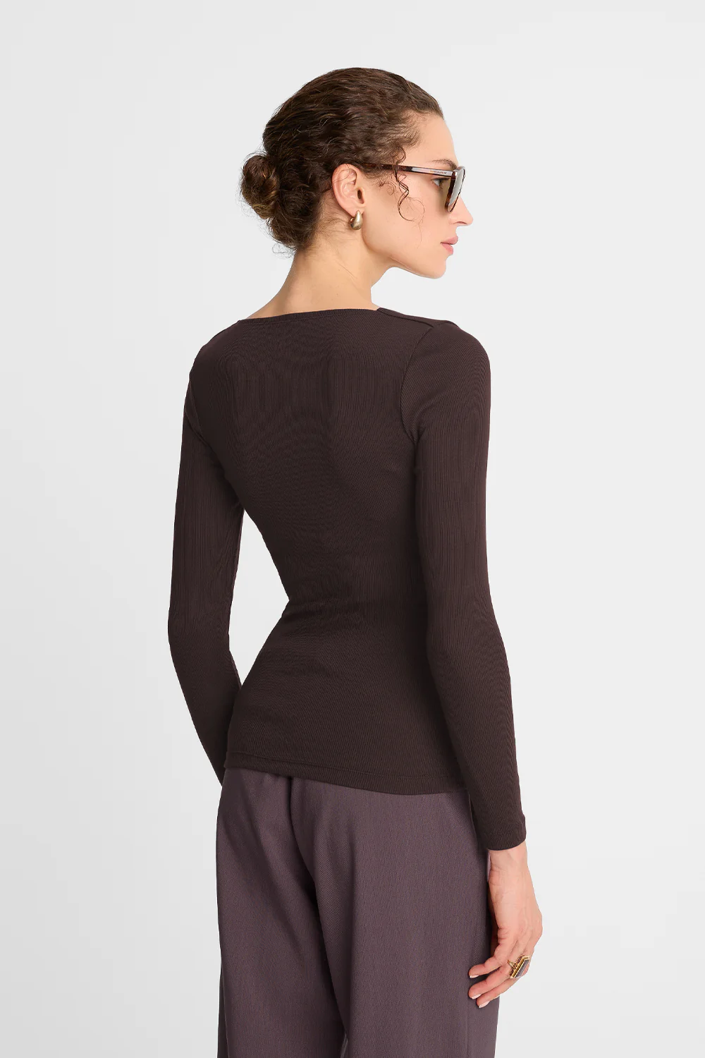 Longsleeve Miss Caro Dark Chocolate - Image 6