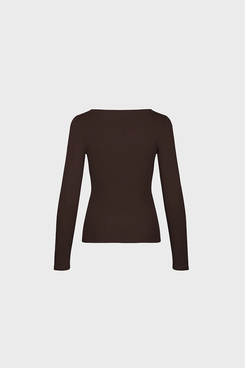 Longsleeve Miss Henley Dark Chocolate - Image 5