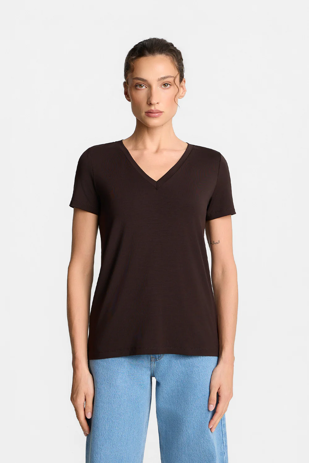 T-shirt Miss Classic Dark Chocolate - Image 3