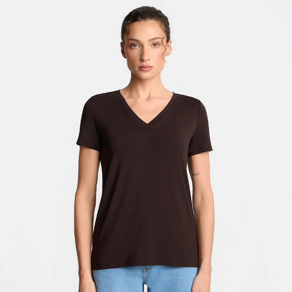 T-shirt Miss Classic Dark Chocolate - Image 8