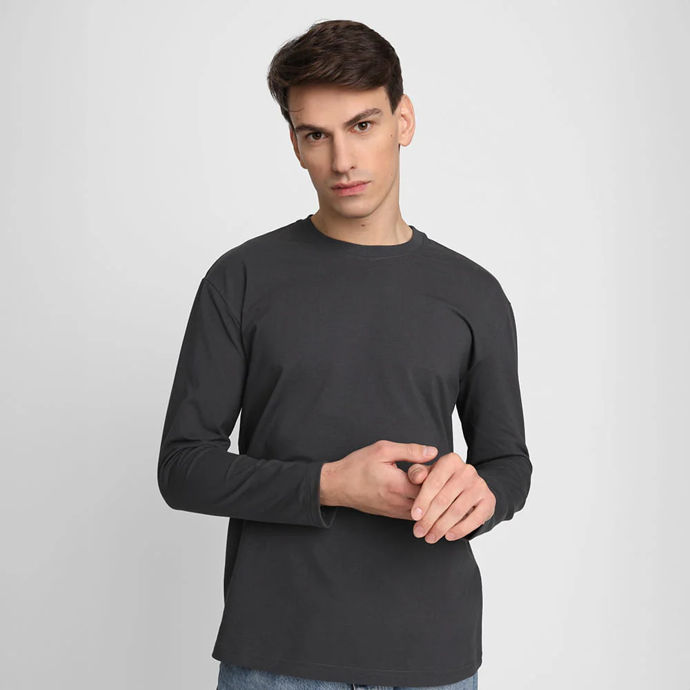 Longsleeve Mr Mighty Charcoal Grey - Image 6
