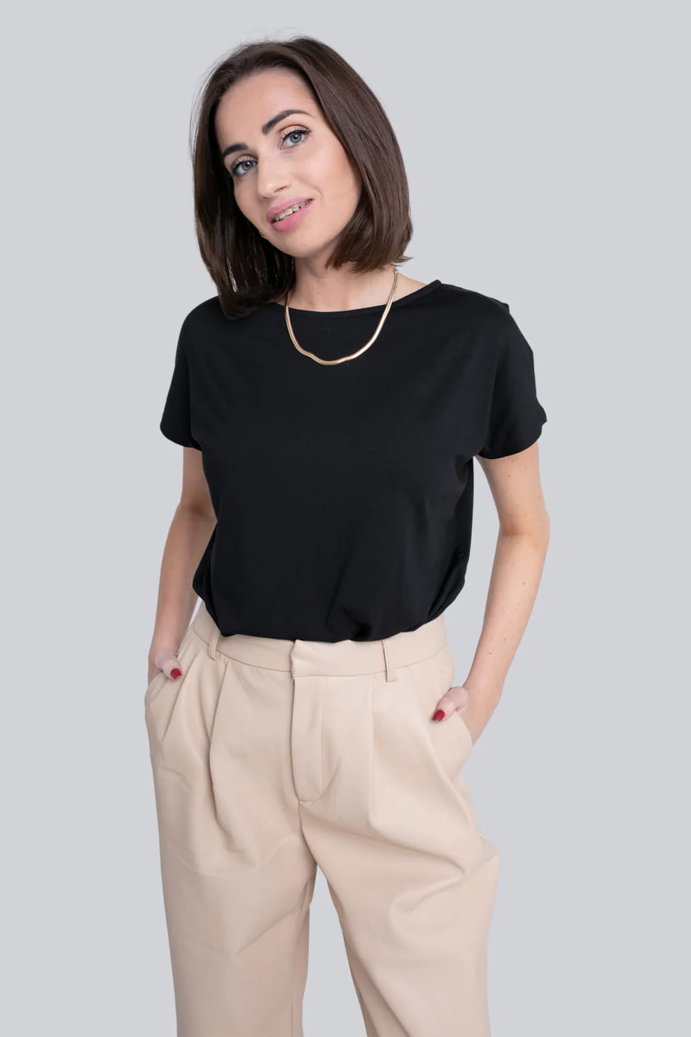 T-shirt Miss Feminine Black - Image 4
