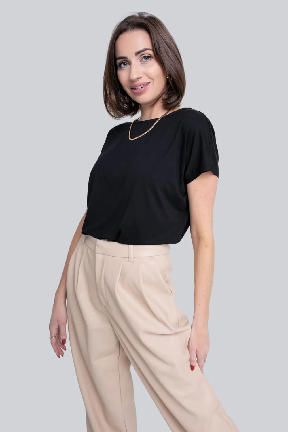 T-shirt Miss Feminine Black - Image 5