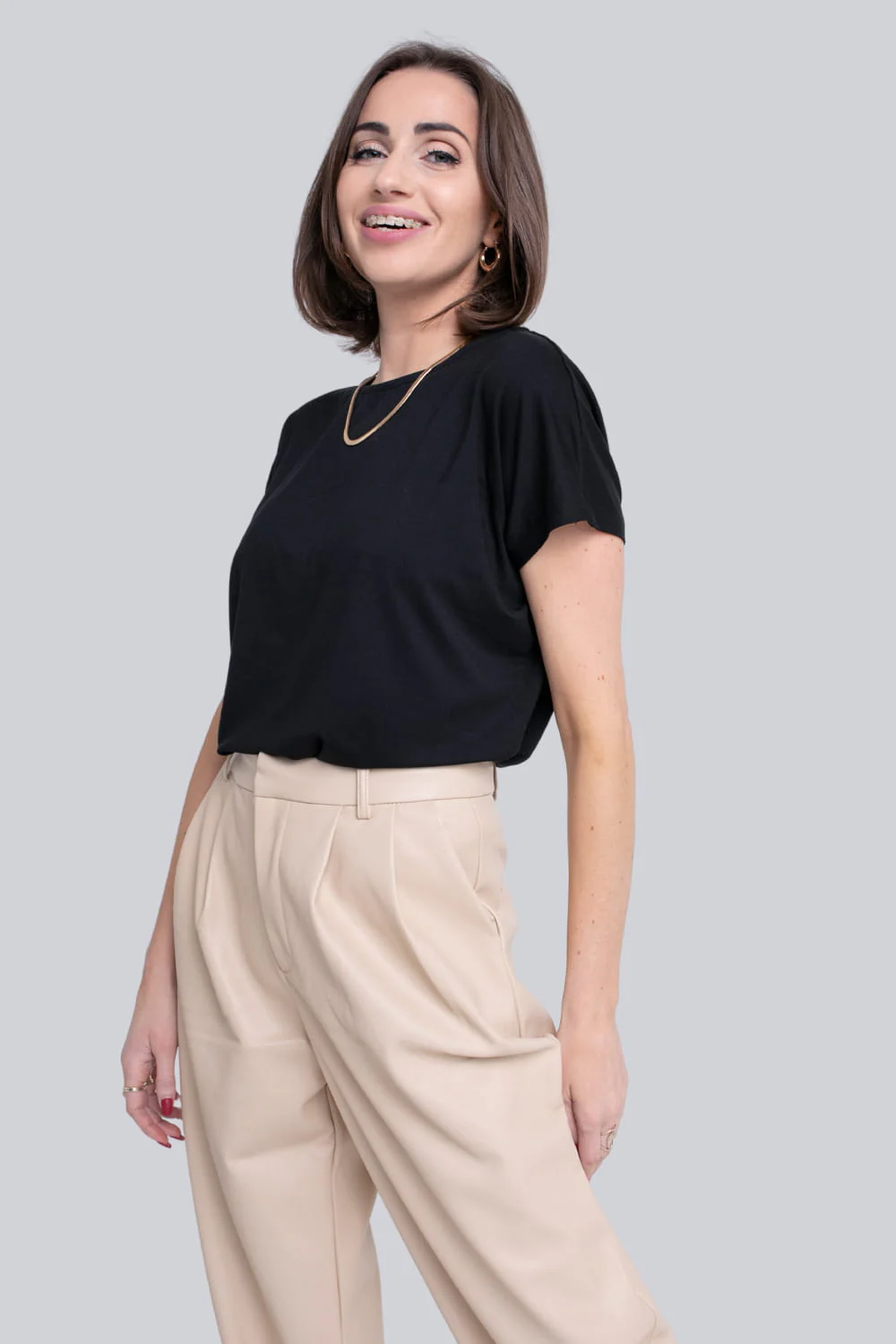 T-shirt Miss Feminine Black - Image 6
