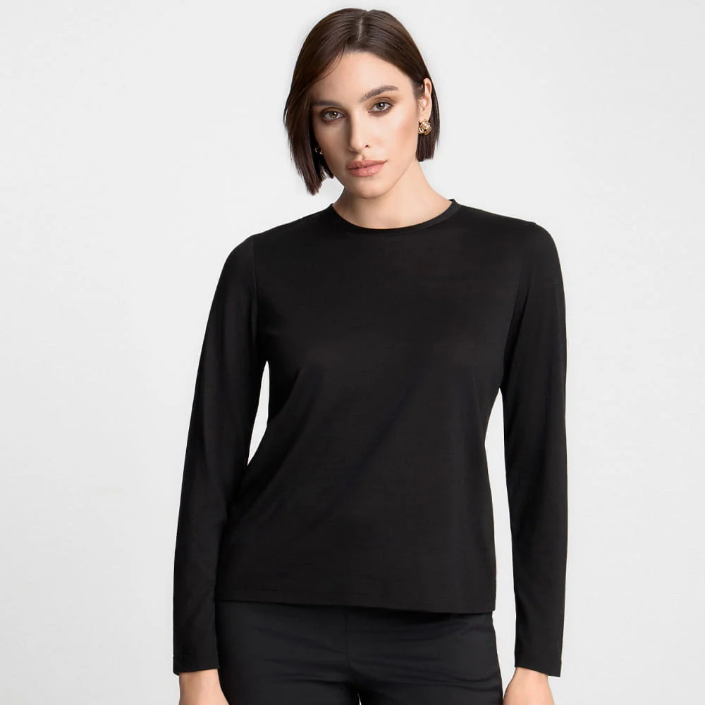 Longsleeve Miss Merino Black - Image 7