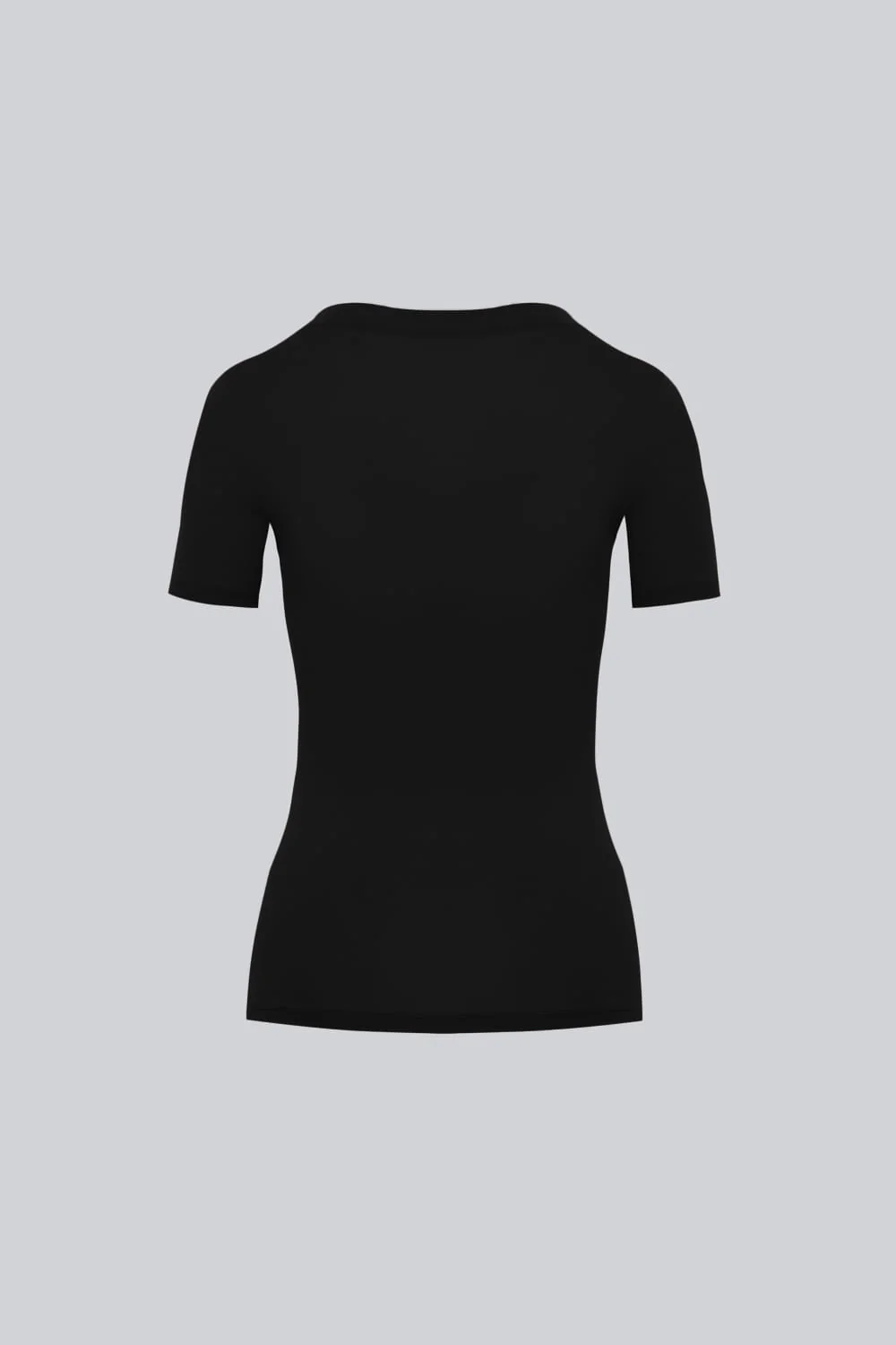 T-shirt Miss invisible C-neck Black - Image 4
