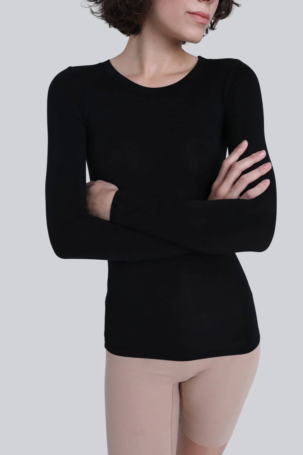 Longsleeve Miss Invisible C-neck Black - Image 7