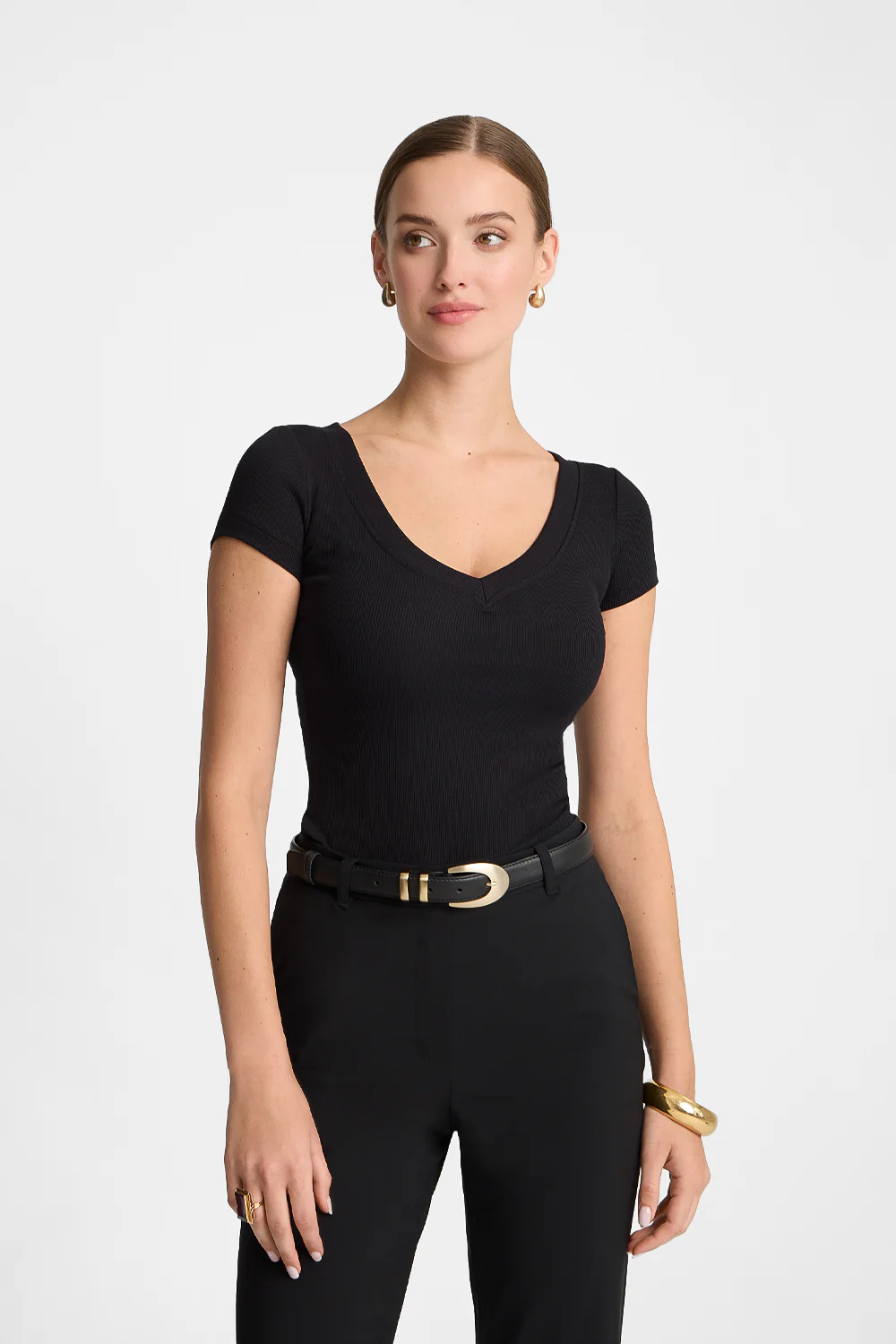 T-shirt Miss Womanly Black - Image 3