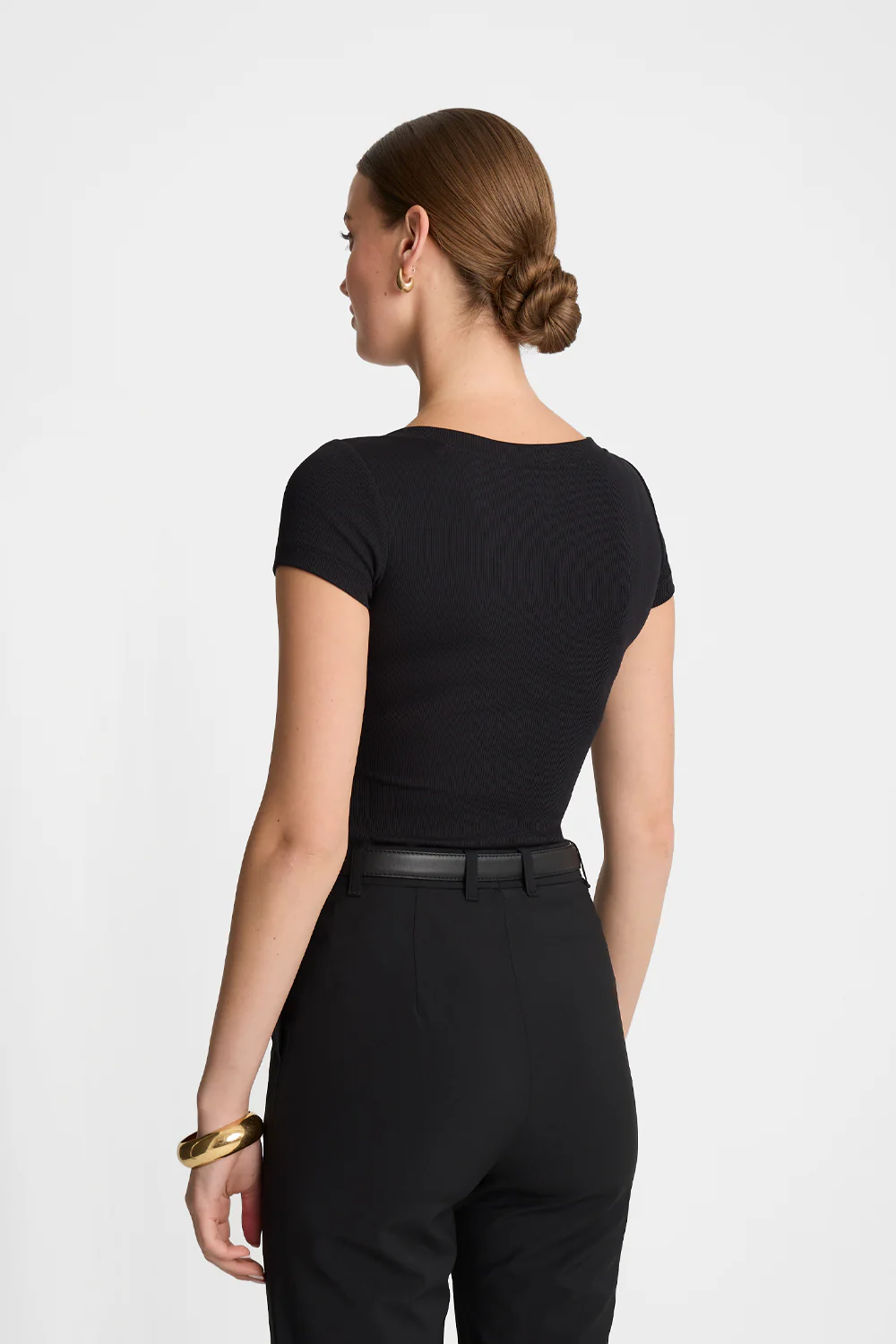 T-shirt Miss Womanly Black - Image 6