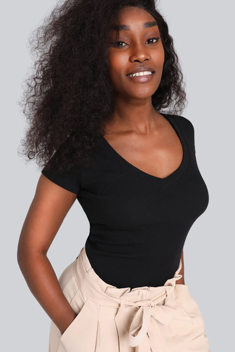 T-shirt Miss Womanly Black - Image 9