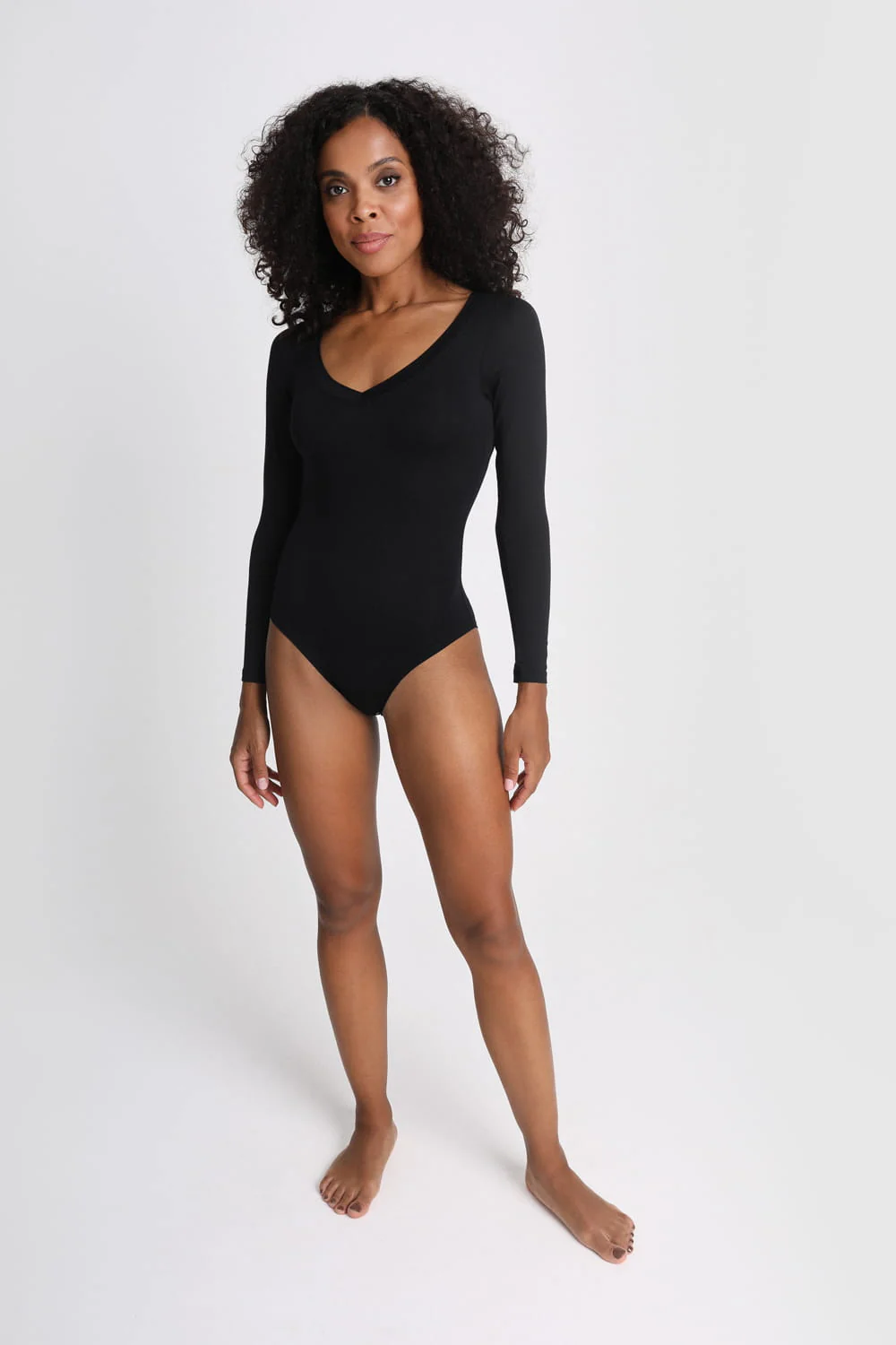 Body Miss Invisible Longsleeve V-neck Black - Image 3
