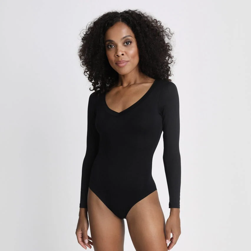 Body Miss Invisible Longsleeve V-neck Black - Image 7