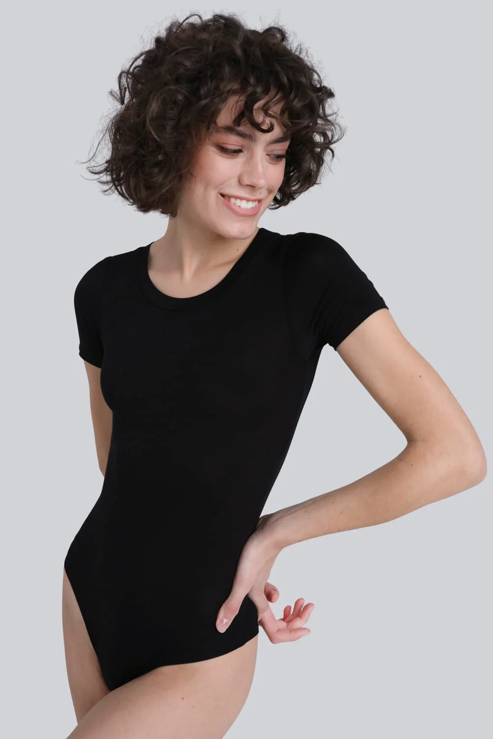 Body Miss Invisible Shortsleeve C-neck Black - Image 5