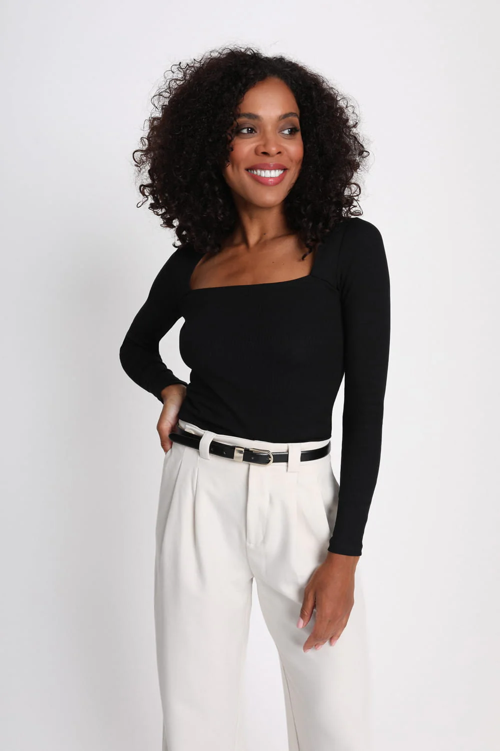 Longsleeve Miss Caro Black - Image 3