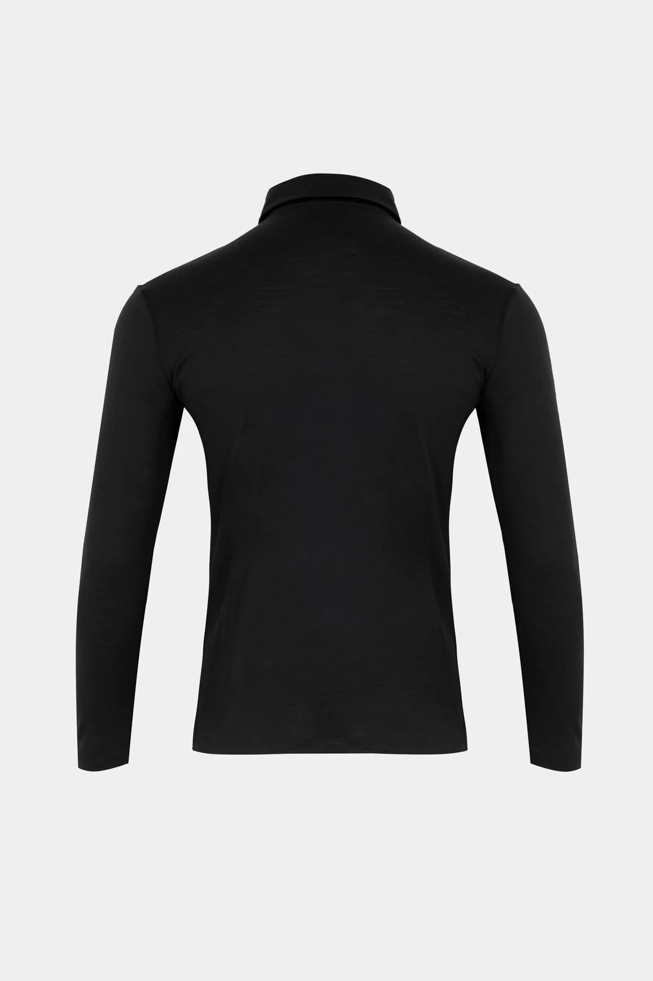 Longsleeve Polo Mr Merino Black - Image 4