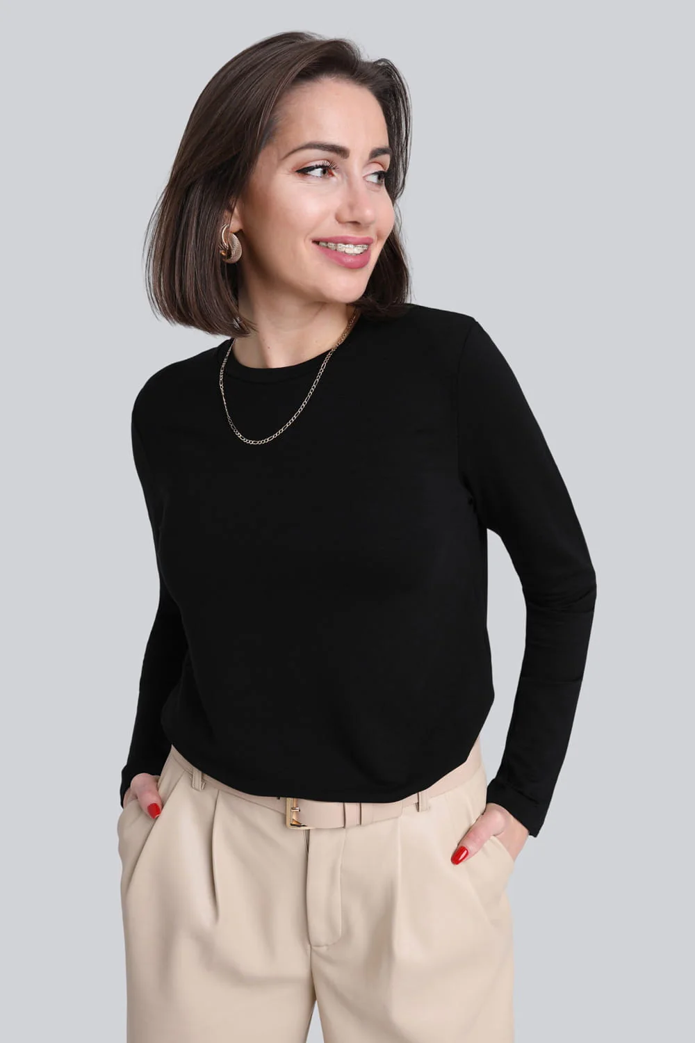 Longsleeve Miss Basic Black - Image 3