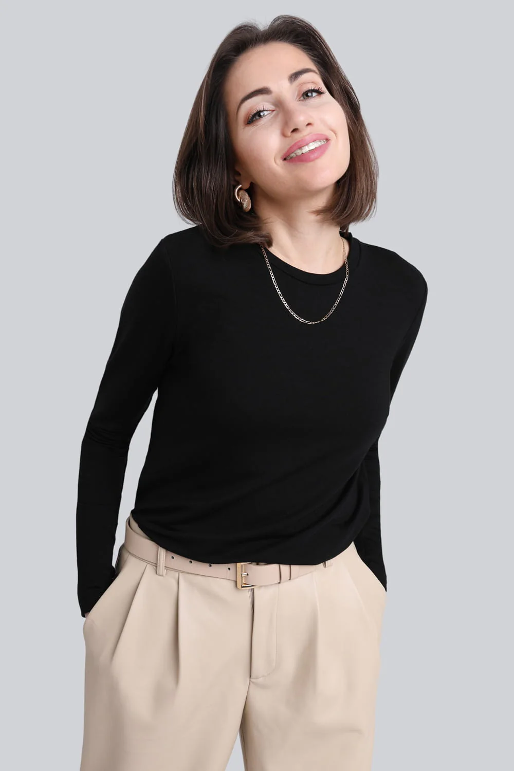 Longsleeve Miss Basic Black - Image 5