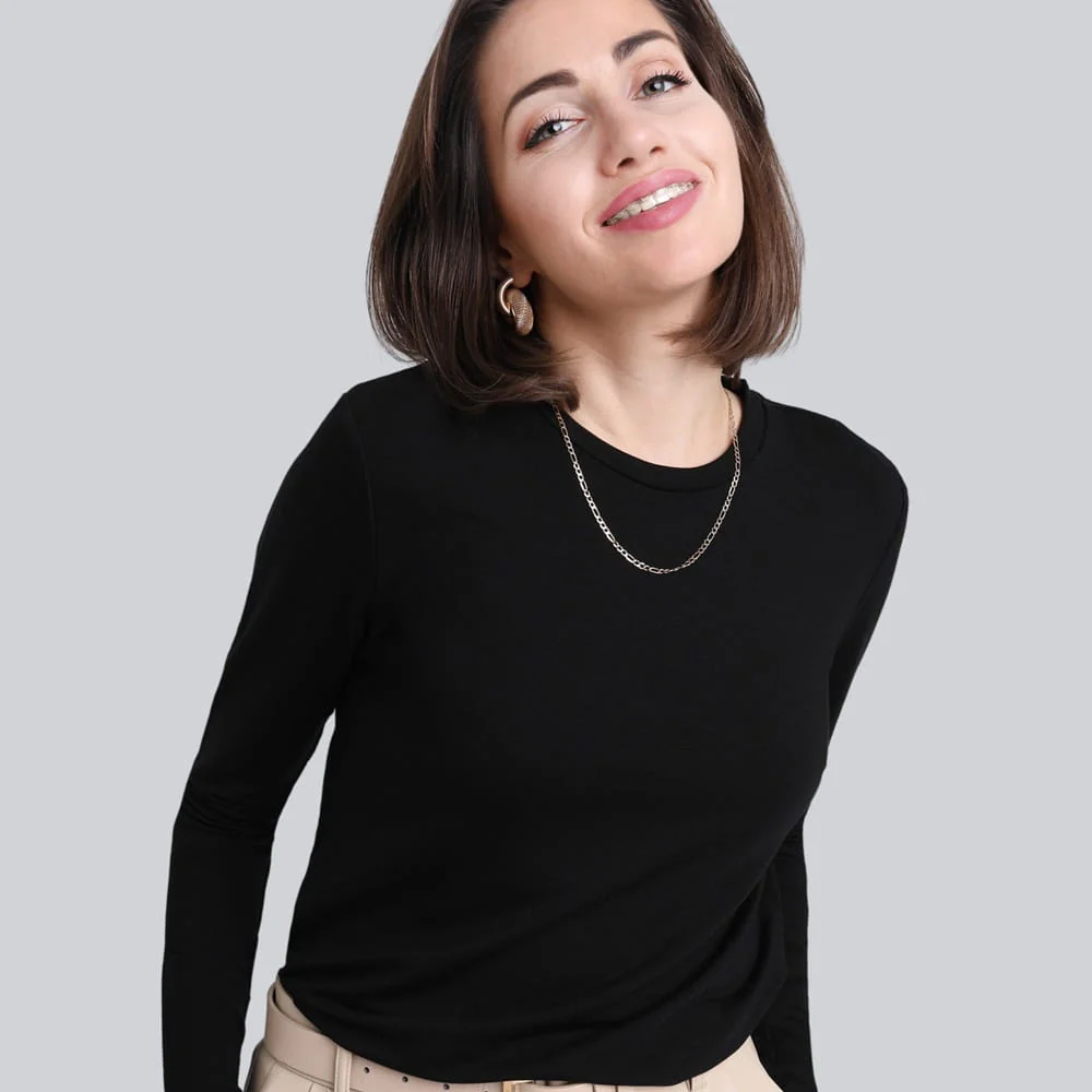 Longsleeve Miss Basic Black - Image 8