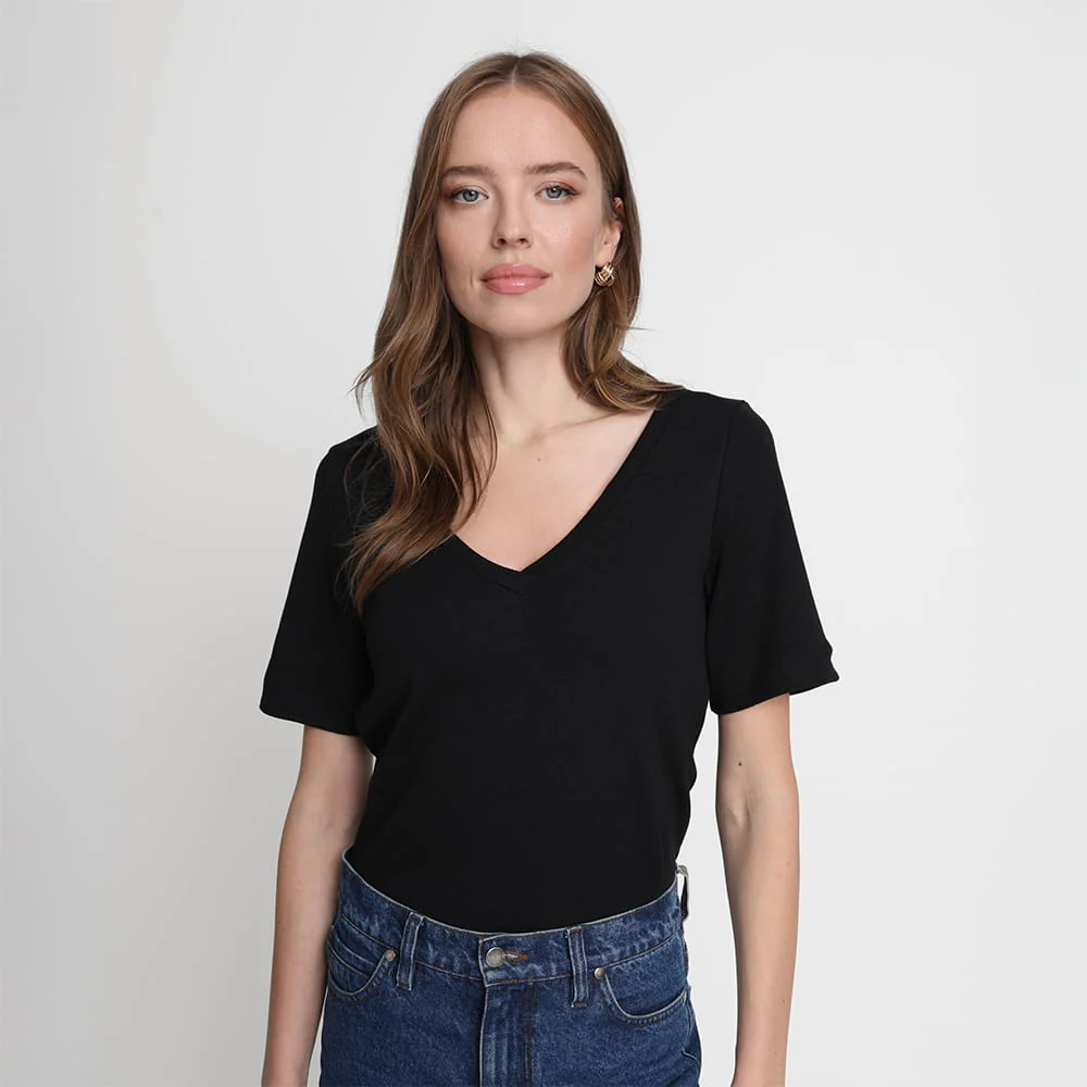 T-shirt Miss Relaxed Black - Image 7