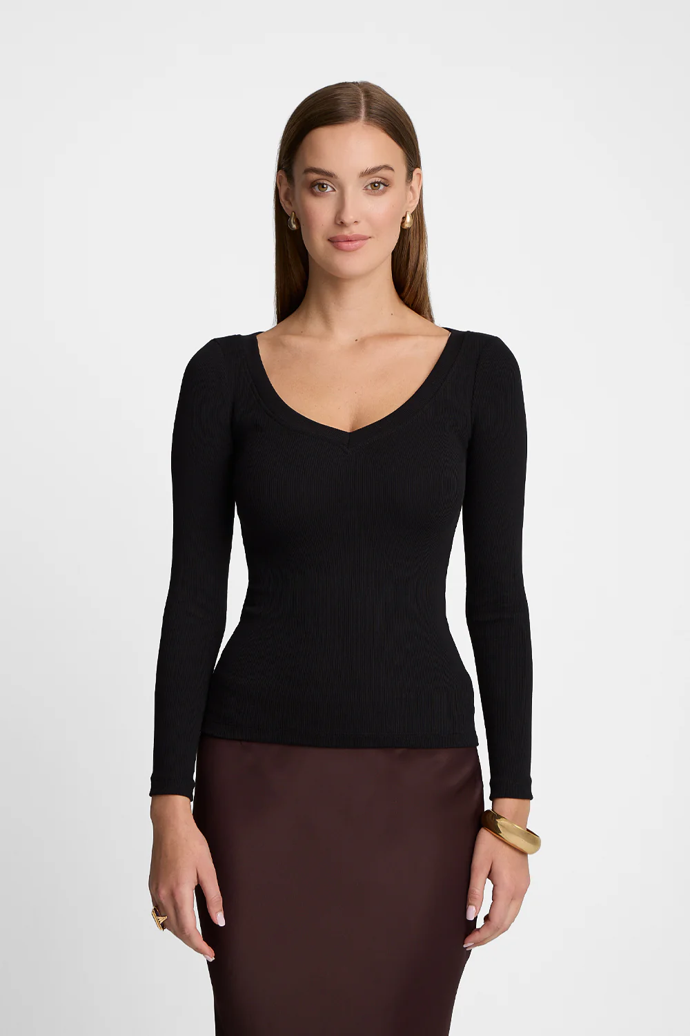 Longsleeve Miss Womanly Black - Image 3