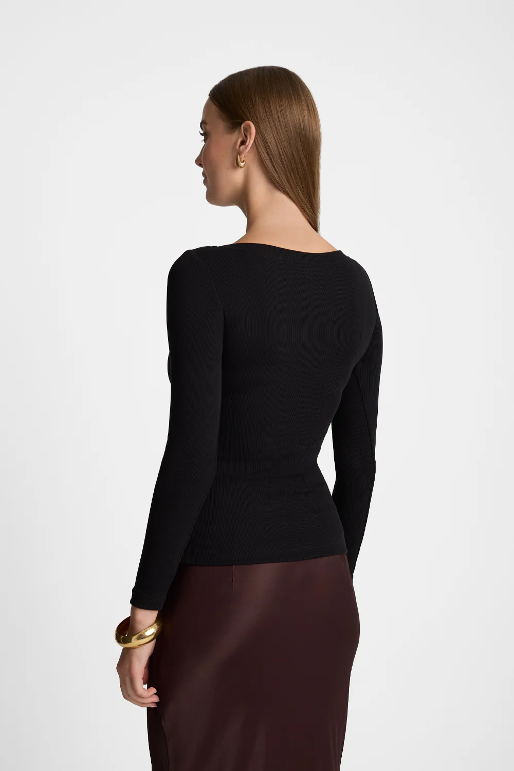 Longsleeve Miss Womanly Black - Image 6