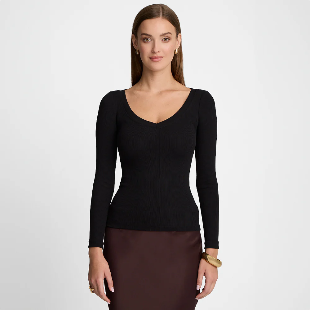 Longsleeve Miss Womanly Black - Image 7