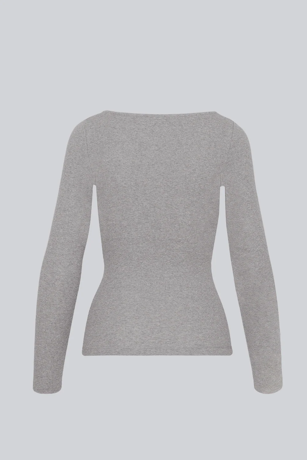Longsleeve Miss Delicate Melange Grey - Image 4