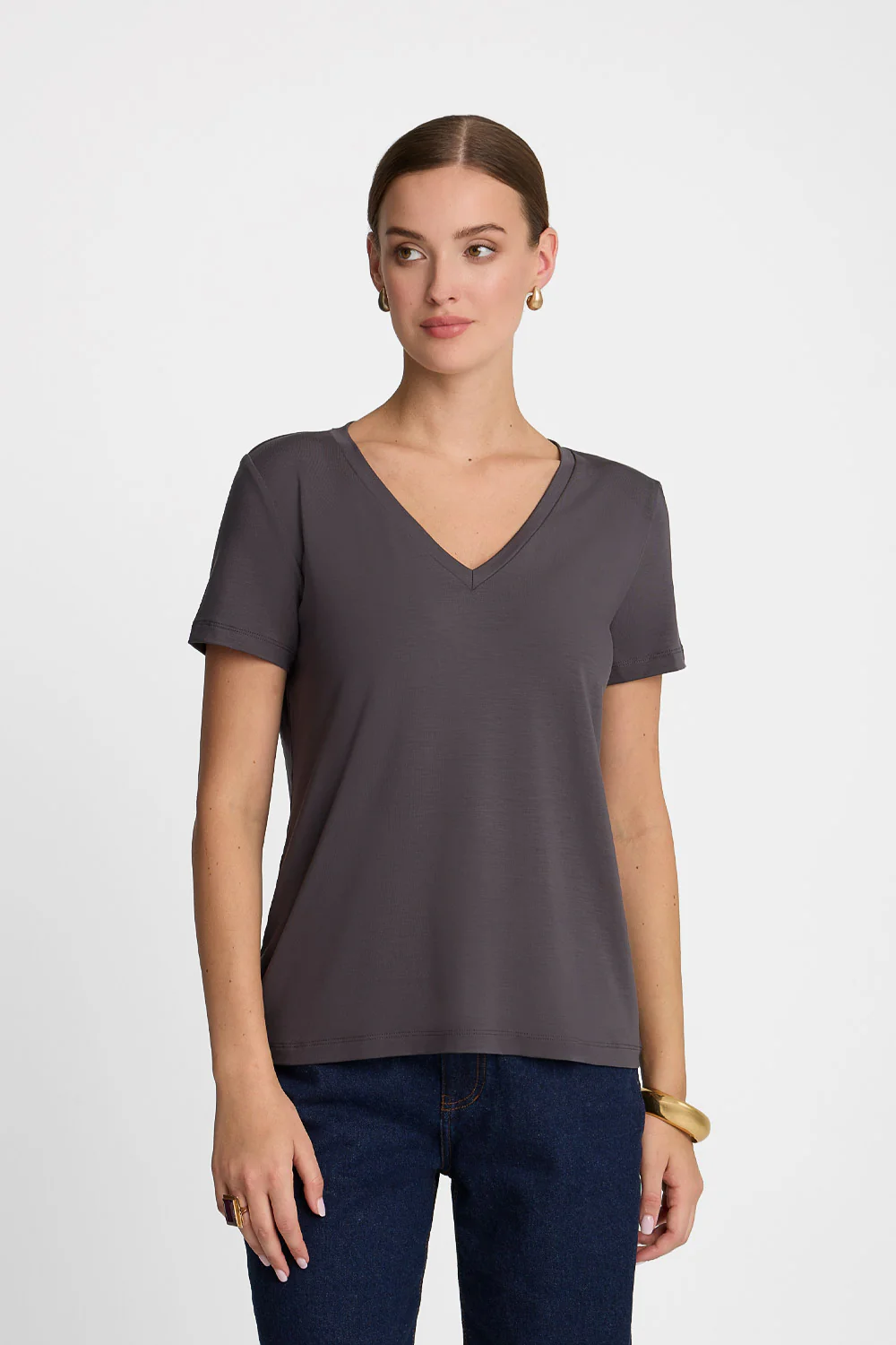 T-shirt Miss Classic Steel Grey - Image 3
