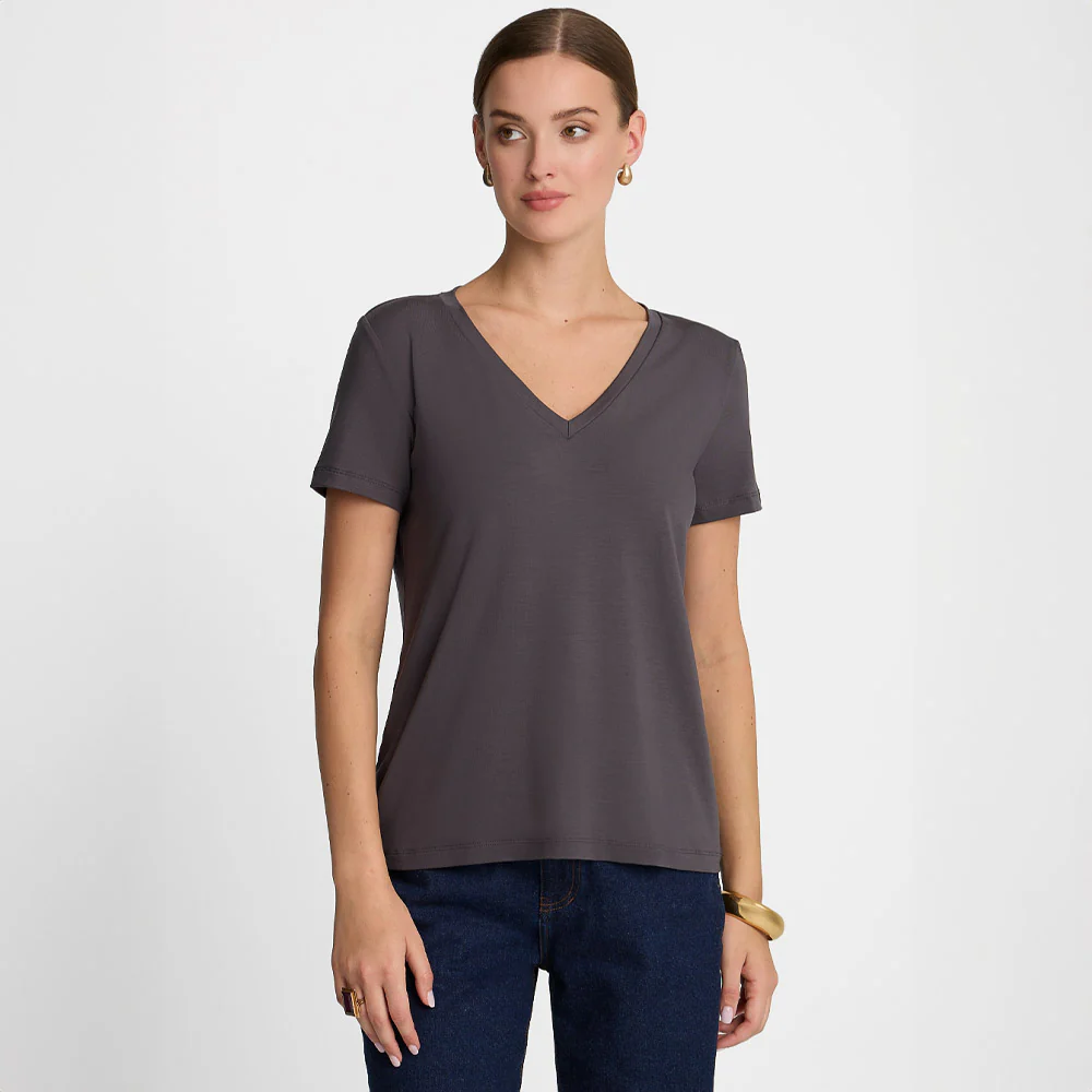 T-shirt Miss Classic Steel Grey - Image 8