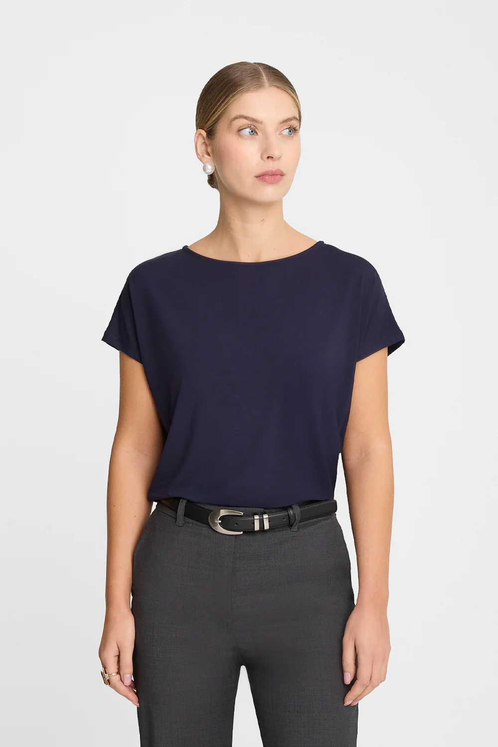 T-shirt Miss Femi Navy - Image 3