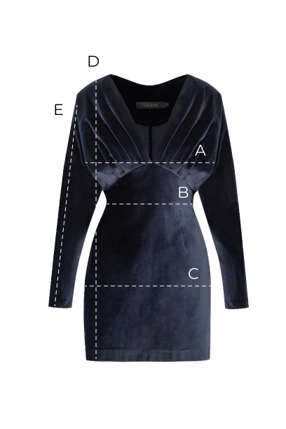 Sukienka Miss Velvet Navy - Image 10