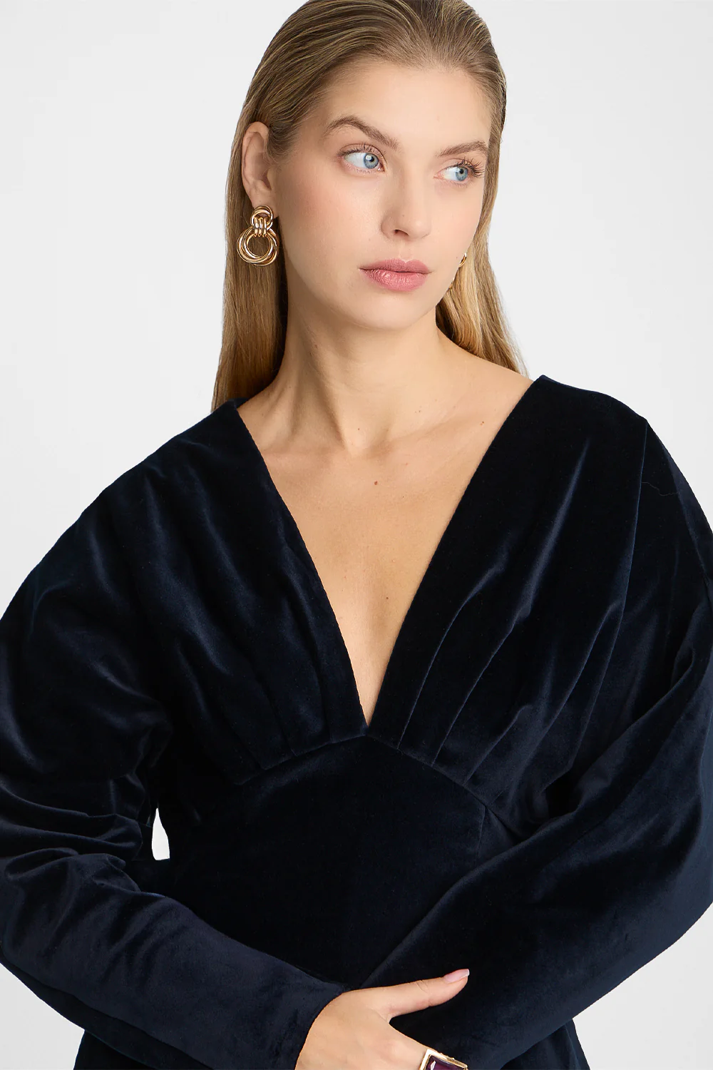 Sukienka Miss Velvet Navy - Image 5