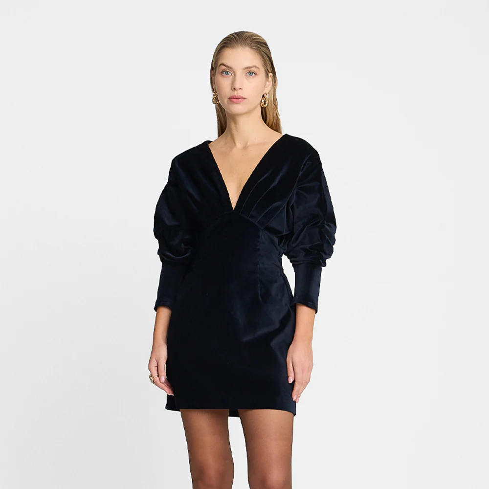 Sukienka Miss Velvet Navy - Image 9
