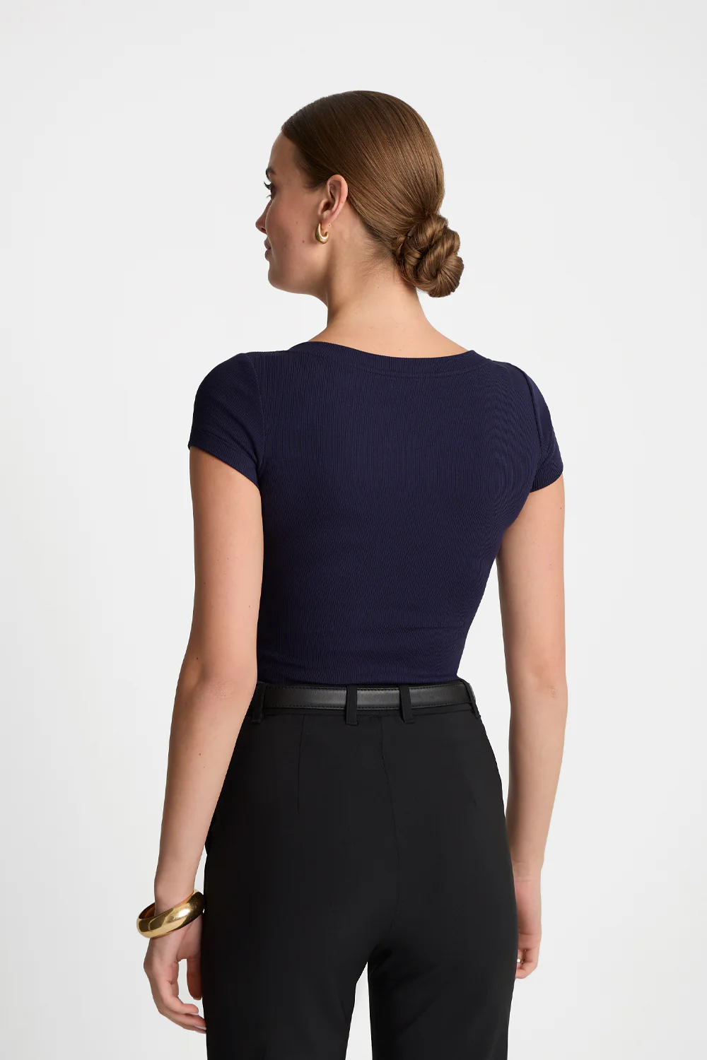 T-shirt Miss Womanly Navy - Image 6