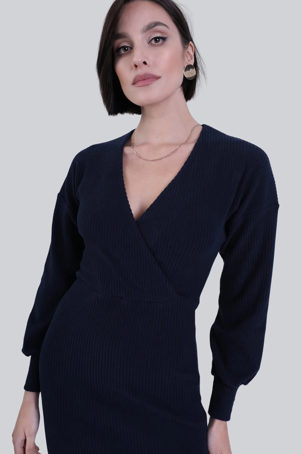 Sukienka Miss Wrap Navy - Image 7