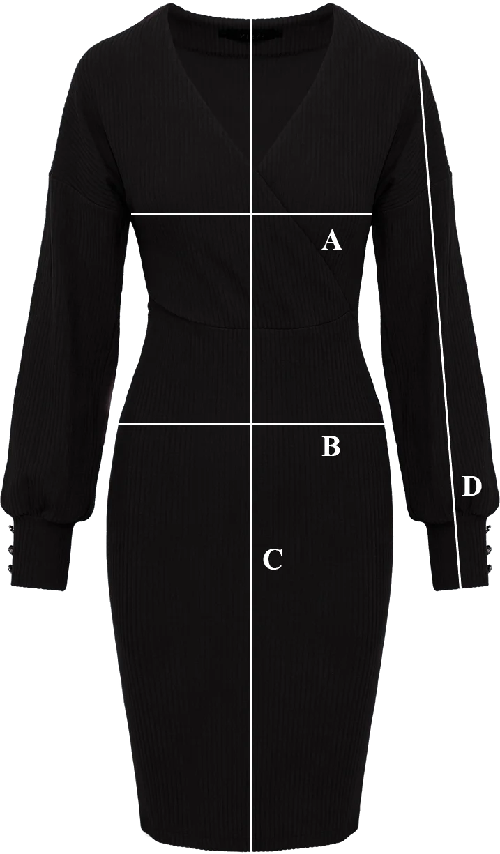 Sukienka Miss Wrap Navy - Image 8