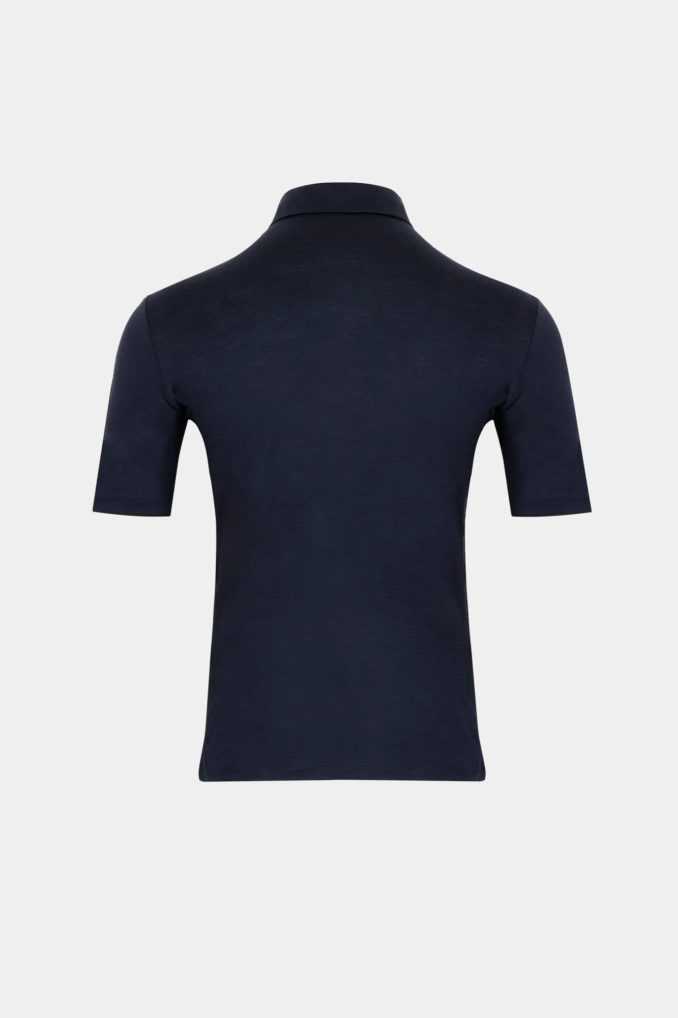 T-shirt Polo Mr Merino Navy - Image 4