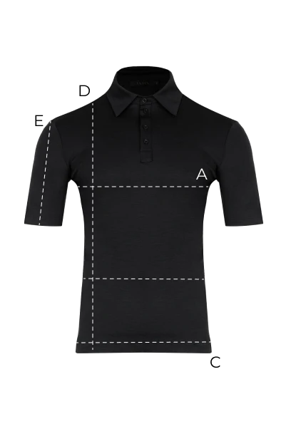 T-shirt Polo Mr Merino Navy - Image 8