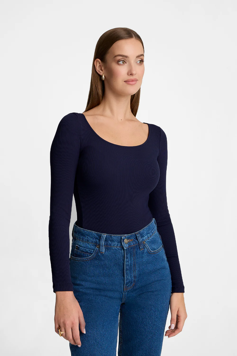 Longsleeve Miss Delicate Navy - Image 4