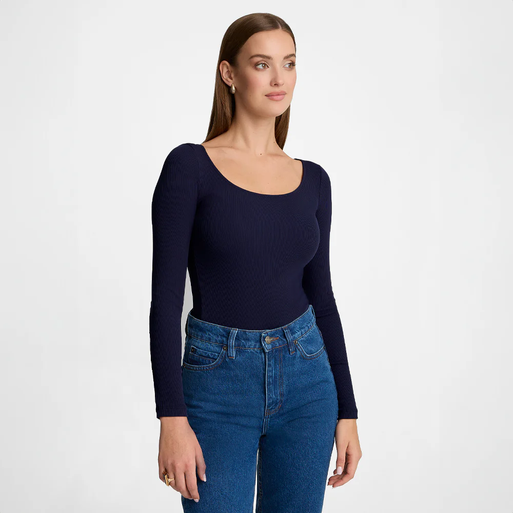 Longsleeve Miss Delicate Navy - Image 9