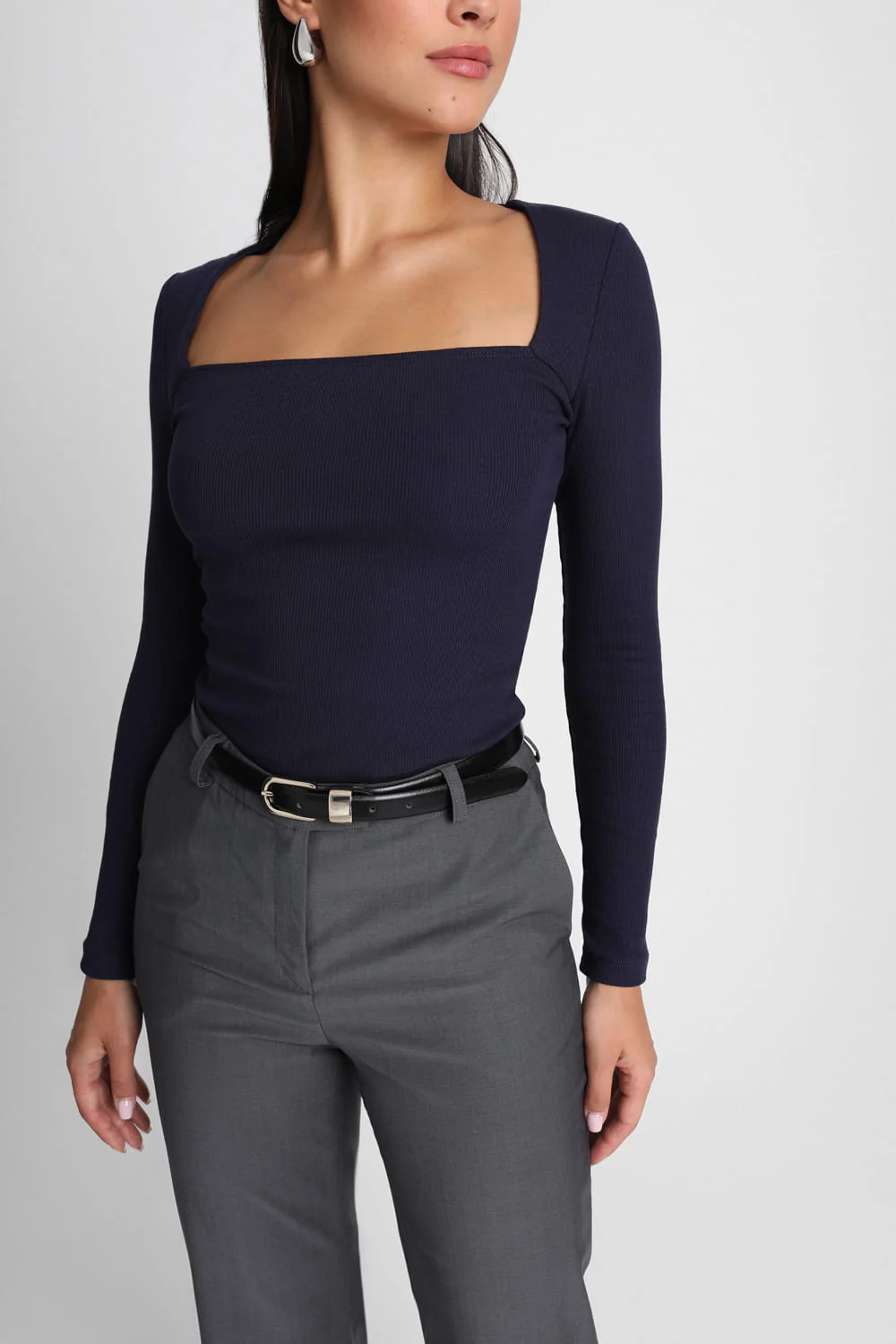 Longsleeve Miss Caro Navy - Image 3