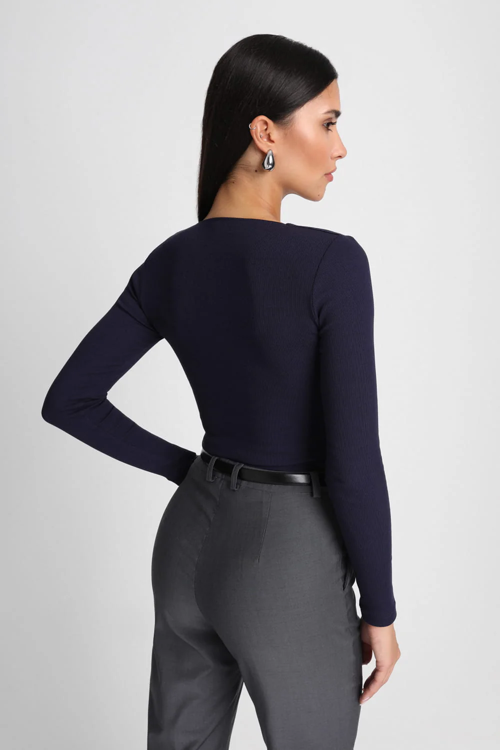 Longsleeve Miss Caro Navy - Image 5