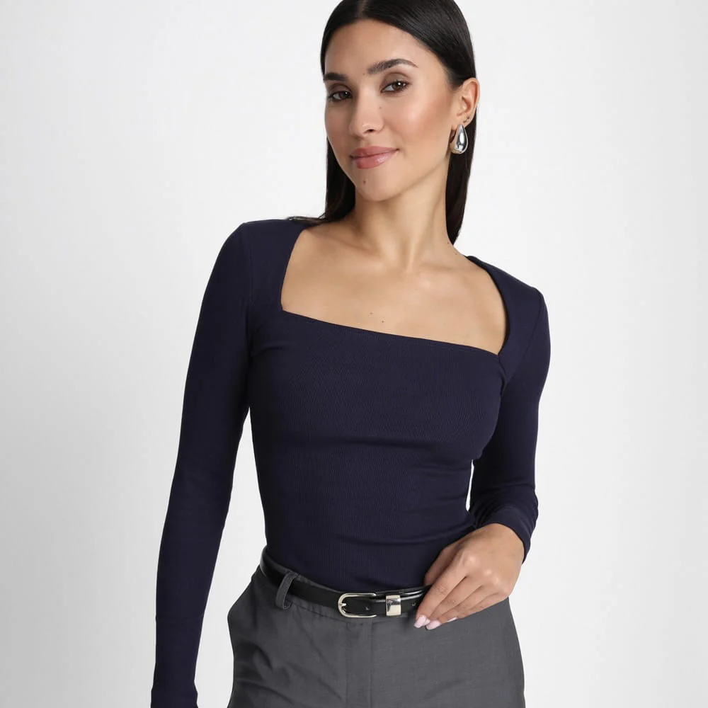 Longsleeve Miss Caro Navy - Image 7
