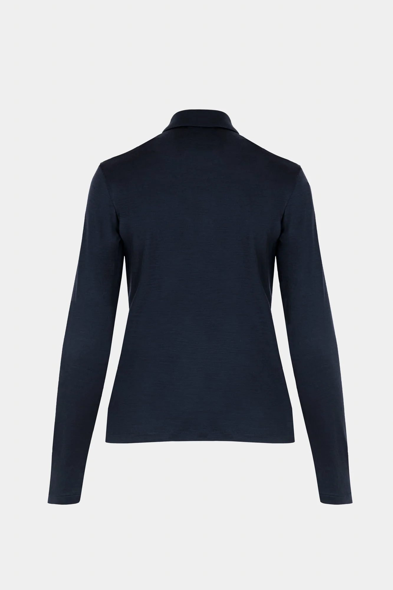 Longsleeve Polo Miss Merino Navy - Image 5