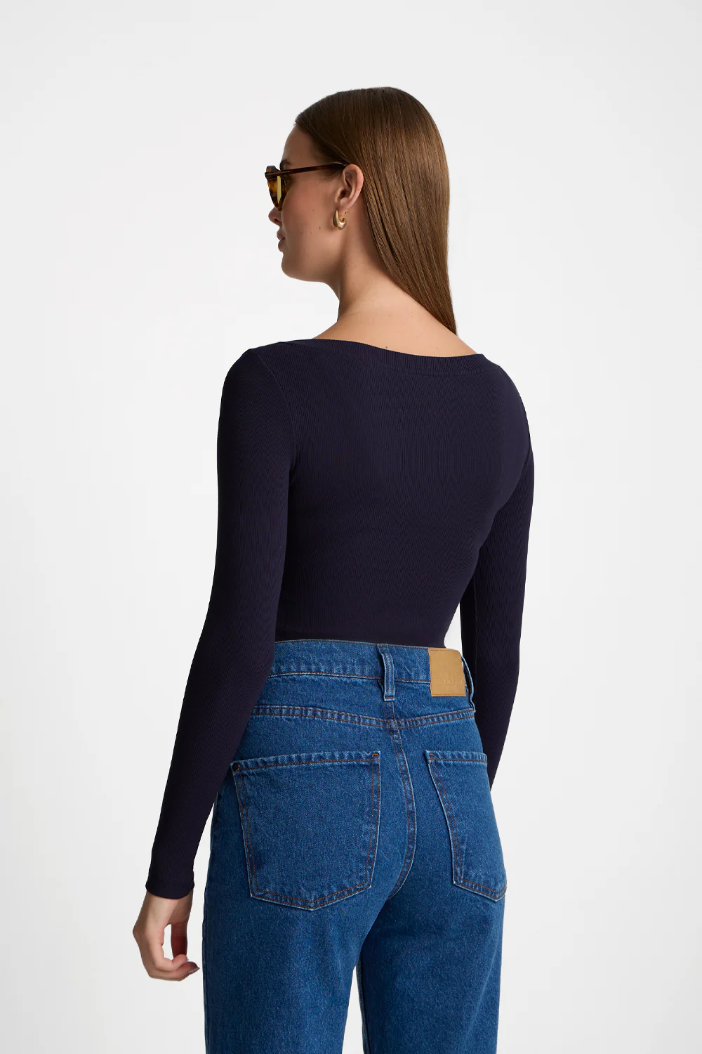 Longsleeve Miss Womanly Navy - Image 6